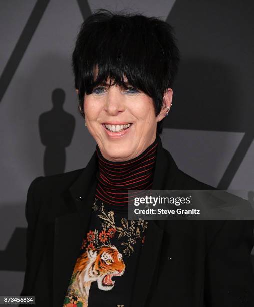 Diane Warren arrives at the Academy Of Motion Picture Arts And Sciences' 9th Annual Governors Awards at The Ray Dolby Ballroom at Hollywood &...