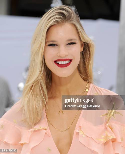 Joy Corrigan arrives at the premiere of Columbia Pictures' "The Star" at Regency Village Theatre on November 12, 2017 in Westwood, California.