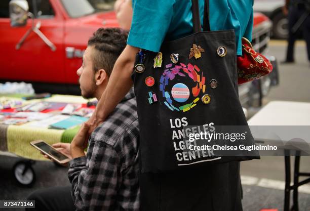 Participants seen at the #MeToo Survivors March & Rally on November 12, 2017 in Hollywood, California.