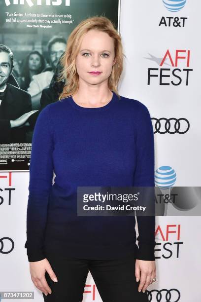 Thora Birch attends the AFI FEST 2017 Presented By Audi - Screening Of "The Disaster Artist" - Arrivals at TCL Chinese Theatre on November 12, 2017...
