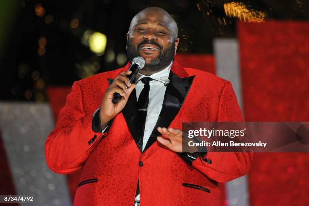 Singer Ruben Studdard performs during A California Christmas at The Grove Presented by Citi on November 12, 2017 in Los Angeles, California.