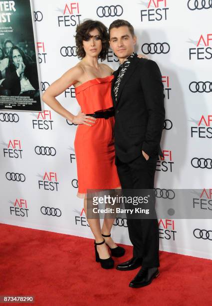 Actress Alison Brie and actor Dave Franco attend AFI FEST 2017 Presented By Audi - Screening Of 'The Disaster Artist' at TCL Chinese Theatre on...
