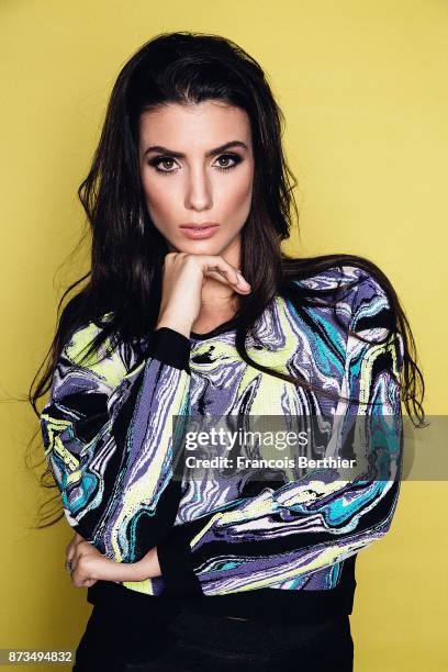 Model Ludivine Sagna is photographed for Self Assignment on January, 2015 in Paris, France.
