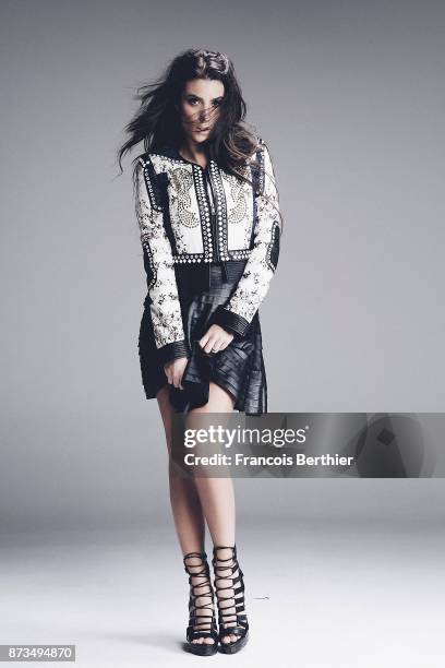 Model Ludivine Sagna is photographed for Self Assignment on January, 2015 in Paris, France.