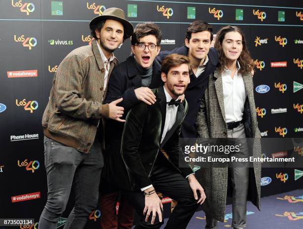 Portugal. The Man music band attends '40 Principales Awards' 2017 on November 10, 2017 in Madrid, Spain.