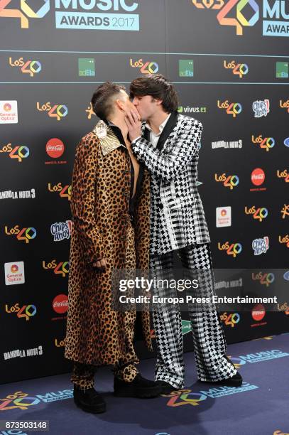 The Tripletz attends '40 Principales Awards' 2017 on November 10, 2017 in Madrid, Spain.