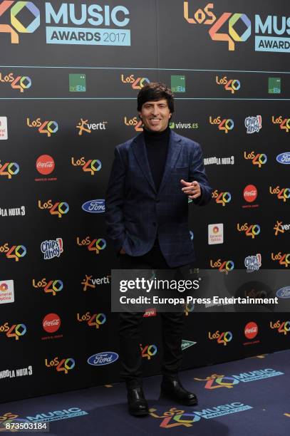 Dani Moreno attends '40 Principales Awards' 2017 on November 10, 2017 in Madrid, Spain.