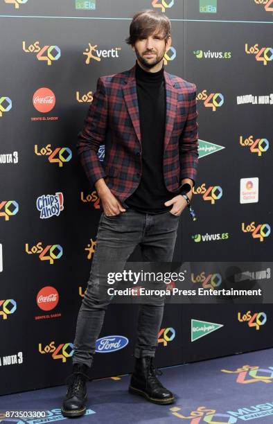 David Otero attends '40 Principales Awards' 2017 on November 10, 2017 in Madrid, Spain.