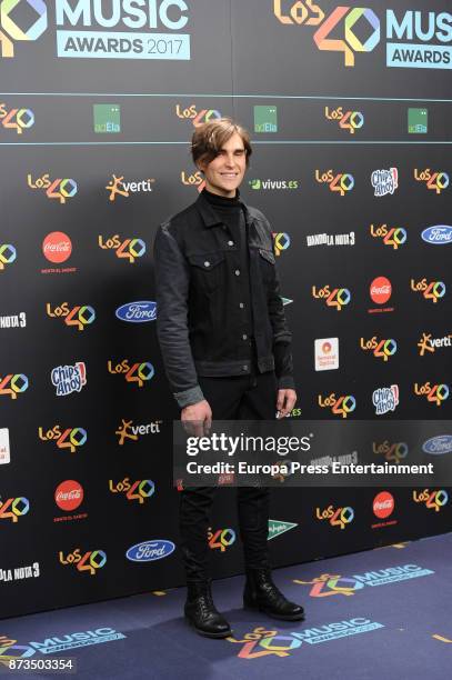 Carlos Ares attends '40 Principales Awards' 2017 on November 10, 2017 in Madrid, Spain.