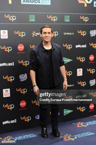 Jorge Ruiz from Maldita Nerea attends '40 Principales Awards' 2017 on November 10, 2017 in Madrid, Spain.