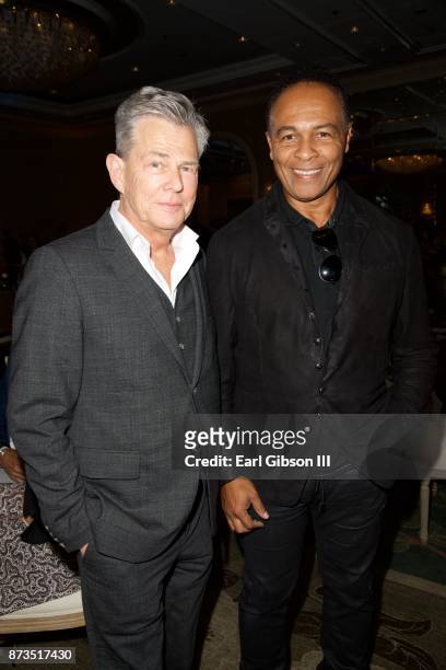 David Foster and Ray Parker Jr. Attend In A Perfect World Foundation Honors Quincy Jones at Four Seasons Hotel Los Angeles at Beverly Hills on...