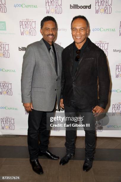 Richard Lawson and Ray Parker Jr. Attend In A Perfect World Foundation Honors Quincy Jones at Four Seasons Hotel Los Angeles at Beverly Hills on...