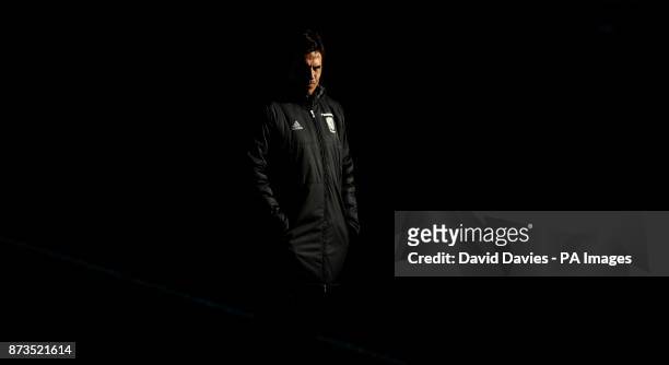 Wales manager Chris Coleman during a training session at the Cardiff City Stadium, Cardiff.