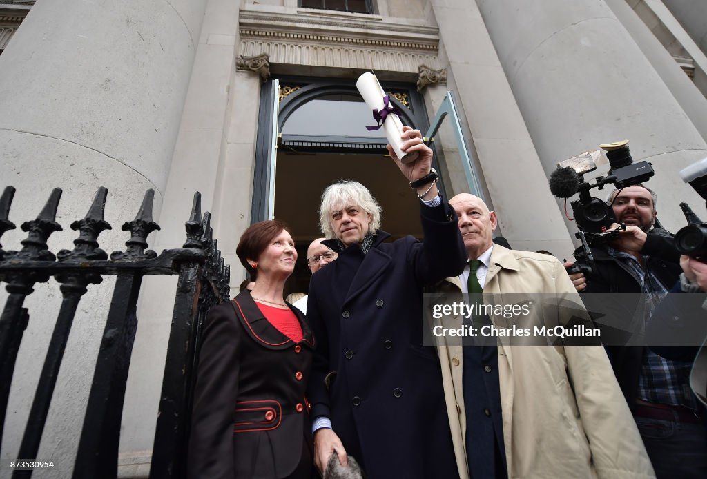Sir Bob Geldof Hands Back His Freedom Of The City In Protest At Rohingya Crisis
