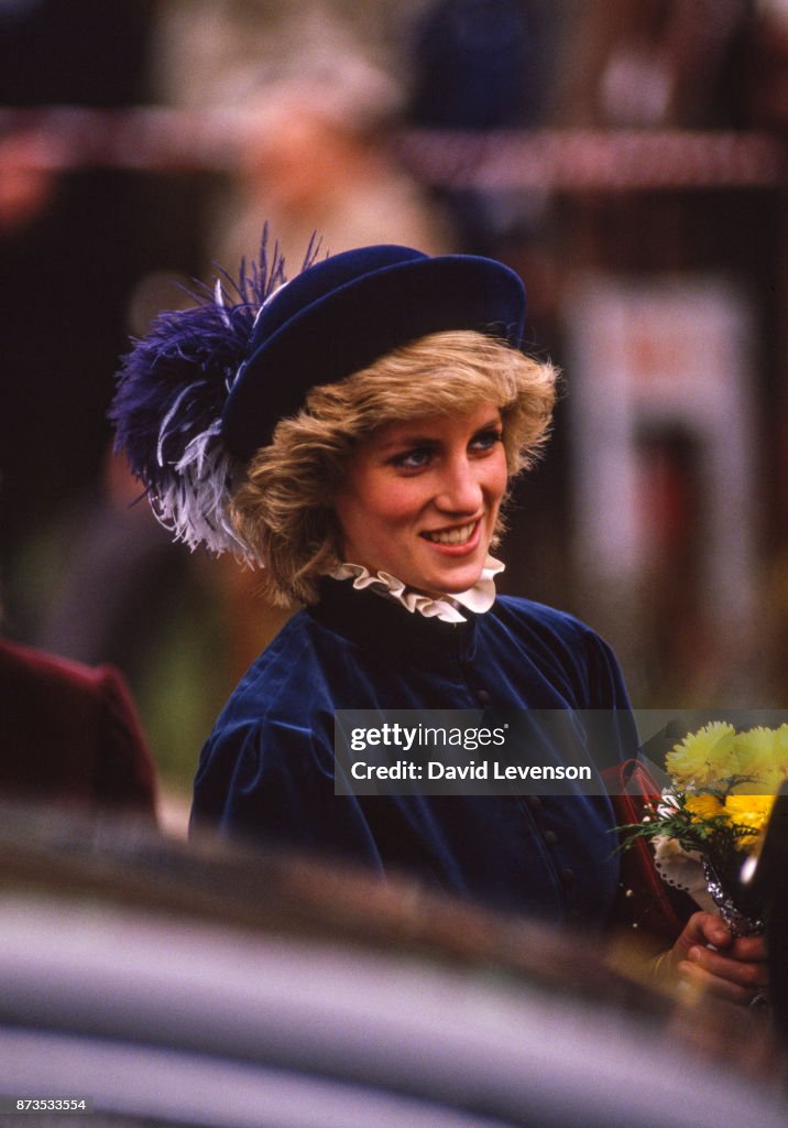 Diana, Princess of Wales in Nottingham on March 7, 1985. News Photo ...