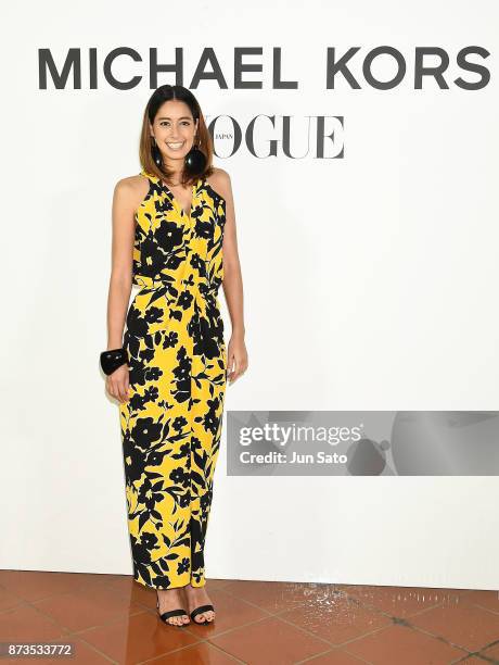 Izumi Mori attends the Michael Kors Watch Hunger Stop Charity Gala Dinner at Riva Degli Etruschi on November 13, 2017 in Tokyo, Japan.