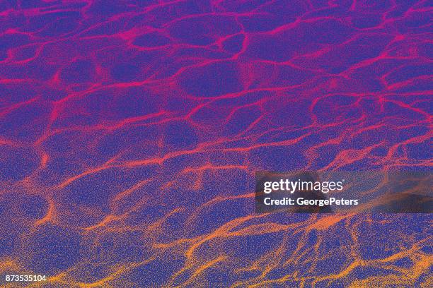 swimming pool reflections of sunbeams - psychedelic trip stock illustrations