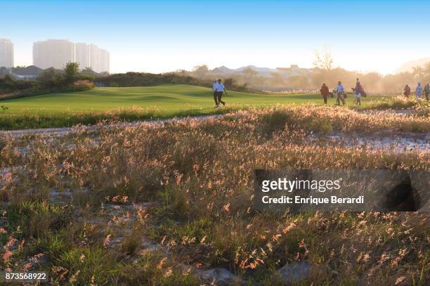 Course scenic of the 17th hole during the second round of the PGA TOUR Latinoamerica 64 Aberto do Brasil at the Olympic Golf Course on October 13,...