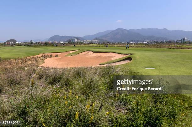 Course scenic of the seventh hole during the third round of the PGA TOUR Latinoamerica 64 Aberto do Brasil at the Olympic Golf Course on October 14,...
