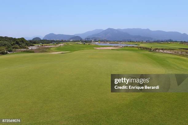 Course scenic of the fourth hole during the third round of the PGA TOUR Latinoamerica 64 Aberto do Brasil at the Olympic Golf Course on October 14,...