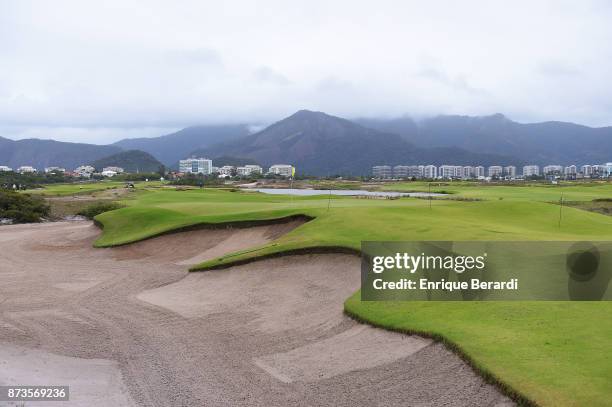 Course scenic of the fourth hole during the final round of the PGA TOUR Latinoamerica 64 Aberto do Brasil at the Olympic Golf Course on October 15,...