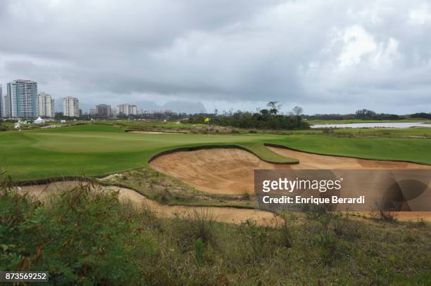 Course scenic of the 15th hole during the final round of the PGA TOUR Latinoamerica 64 Aberto do Brasil at the Olympic Golf Course on October 15,...