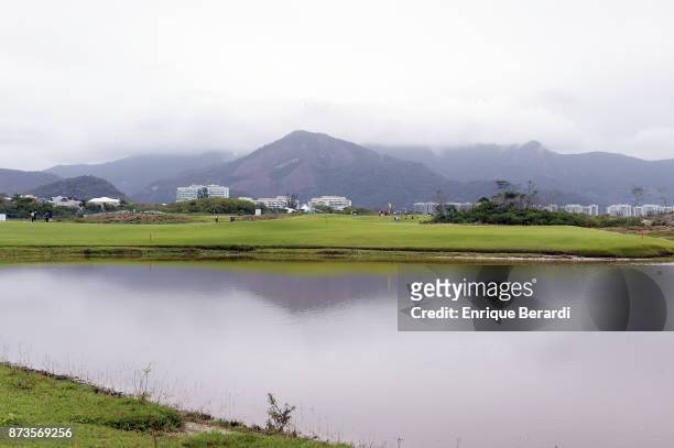 Course scenic of the second hole during the final round of the PGA TOUR Latinoamerica 64 Aberto do Brasil at the Olympic Golf Course on October 15,...