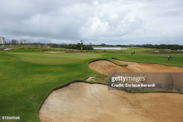 Course scenic of the 15th hole during the final round of the PGA TOUR Latinoamerica 64 Aberto do Brasil at the Olympic Golf Course on October 15,...