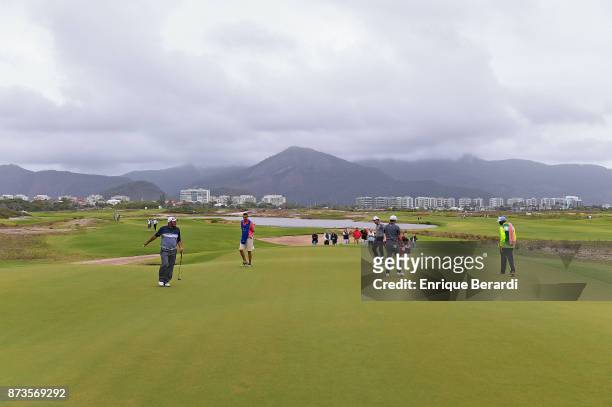 Jose de Jesus Rodriguez of Mexico during the final round of the PGA TOUR Latinoamerica 64 Aberto do Brasil at the Olympic Golf Course on October 15,...