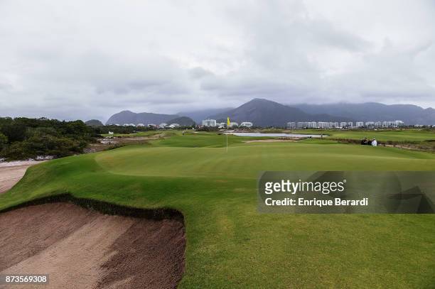 Course scenic of the fourth hole during the final round of the PGA TOUR Latinoamerica 64 Aberto do Brasil at the Olympic Golf Course on October 15,...