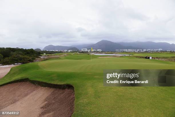 Course scenic of the fourth hole during the final round of the PGA TOUR Latinoamerica 64 Aberto do Brasil at the Olympic Golf Course on October 15,...