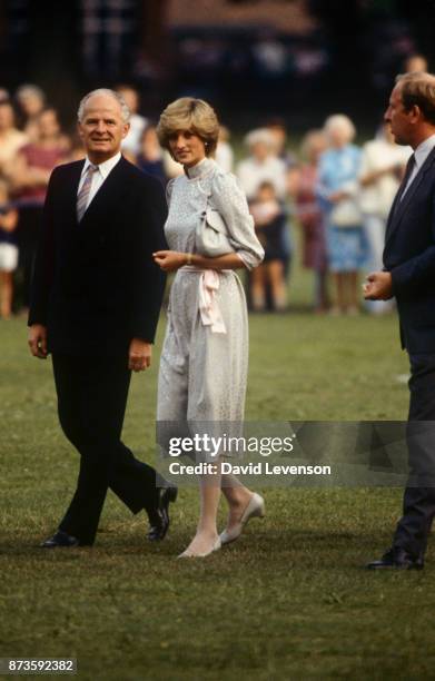 Diana, Princess of Wales in Kings Lynn, Norfolk on July 22, 1983