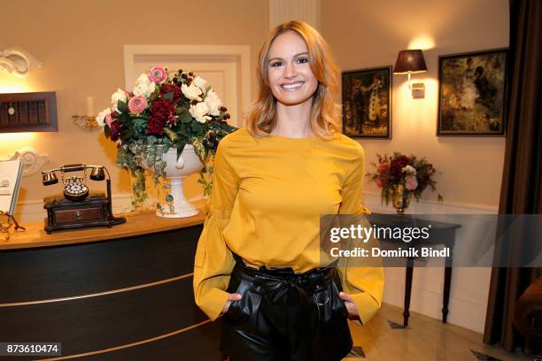 Isabell Ege during the 'Sturm der Liebe' fan event at Bavaria Studios on November 13, 2017 in Munich, Germany.