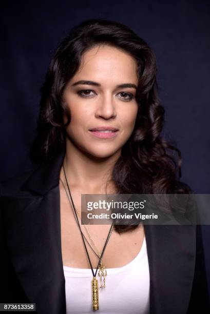 Actress Michelle Rodriguez is photographed for Self Assignment, on September 2, 2017 in Deauville, France.