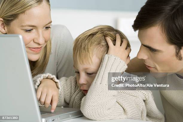 Parents Using Computer 190 Parent On Computer Over Shoulder Stock Photos, High-Res Pictures ...