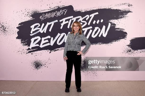 Former Arizona Congresswoman and Founder of Giffords: Courage to Fight Gun Violence Gabrielle Giffords poses during Glamour Celebrates 2017 Women Of...