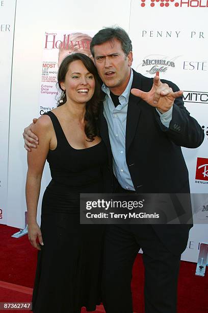 Bruce Campbell and Ida Gearon