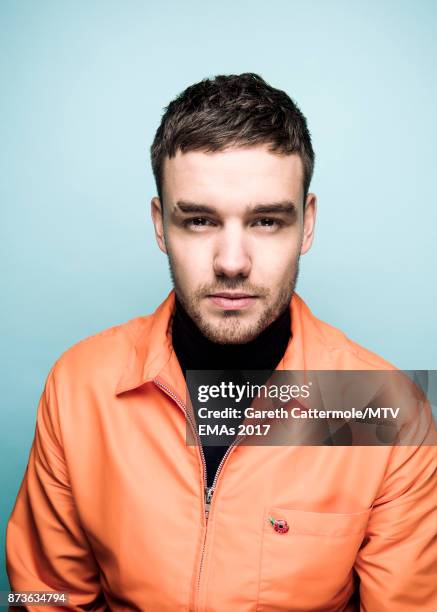 Singer Liam Payne poses in the Studio during the MTV EMAs 2017 held at The SSE Arena, Wembley on November 12, 2017 in London, England.