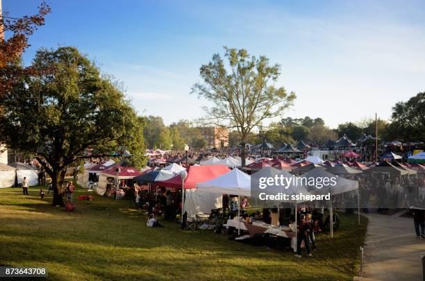 tailgating in the fall - tailgate stock pictures, royalty-free photos & images