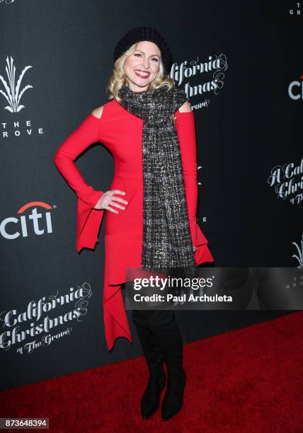 Actress Erica Olsen attends the California Christmas At The Grove at the Grove on November 12, 2017 in Los Angeles, California.