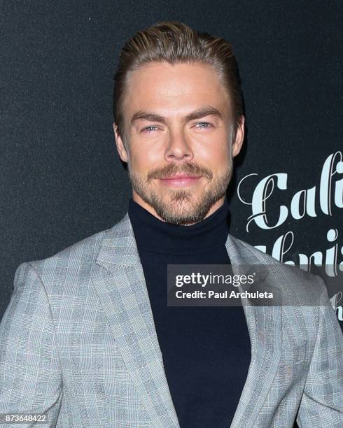 Dancer / TV Personality Derek Hough attends the California Christmas At The Grove at the Grove on November 12, 2017 in Los Angeles, California.