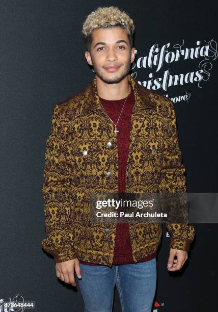 Singer Jordan Fisher attends the California Christmas At The Grove at the Grove on November 12, 2017 in Los Angeles, California.