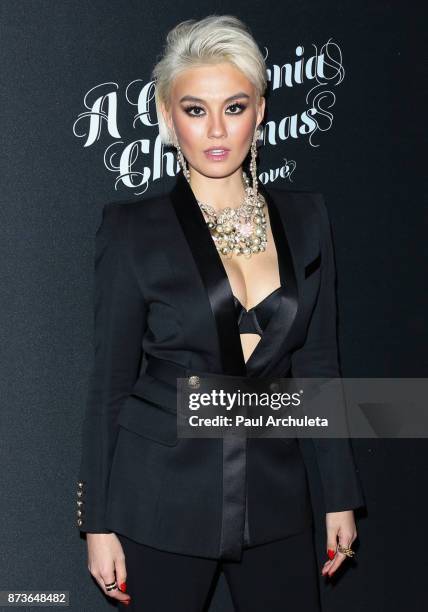 Singer Agnez Mo attends the California Christmas At The Grove at the Grove on November 12, 2017 in Los Angeles, California.