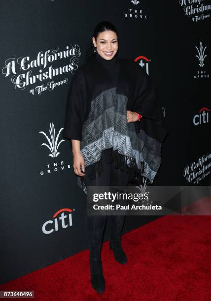 Singer Jordin Sparks attends the California Christmas At The Grove at the Grove on November 12, 2017 in Los Angeles, California.