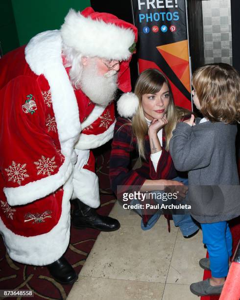 Actress Jaime King attends the California Christmas At The Grove at the Grove on November 12, 2017 in Los Angeles, California.