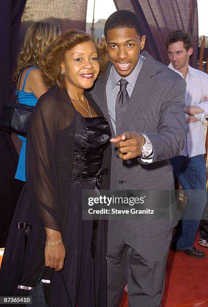 Nick Cannon and mother