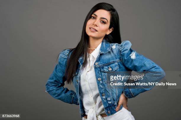 Actress Emeraude Toubia for NY Daily News on May 16 in New York City.