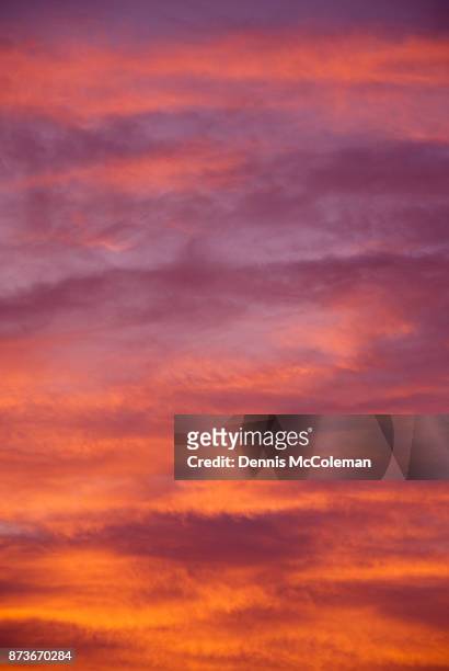orange clouds - dennis mccoleman imagens e fotografias de stock