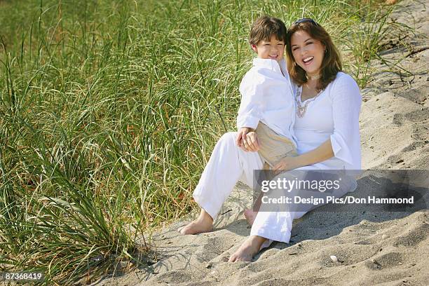 mother and son - design pics don hammond stock pictures, royalty-free photos & images