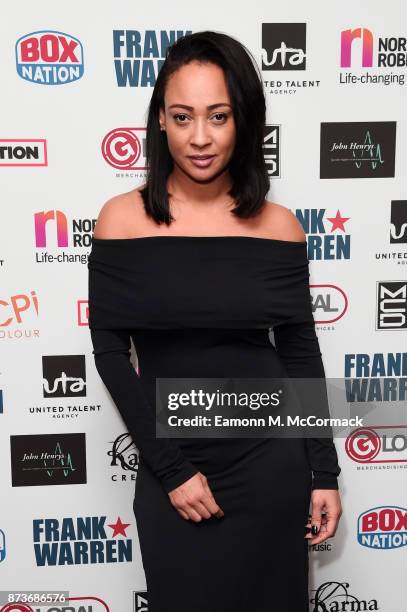 Lisa Maffia arriving at The Nordoff Robbins Championship Boxing dinner held at London Hilton on November 13, 2017 in London, England.